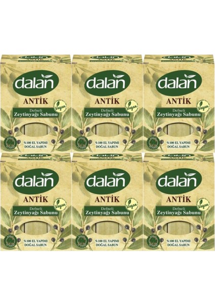 Antik Zeytinyağlı Defne Sabun 900 gr x 6 Adet fiyatları