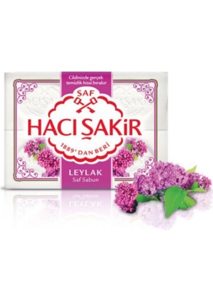 Hacı Şakir Banyo Sabunu Leylak 600 gr 4 Adet