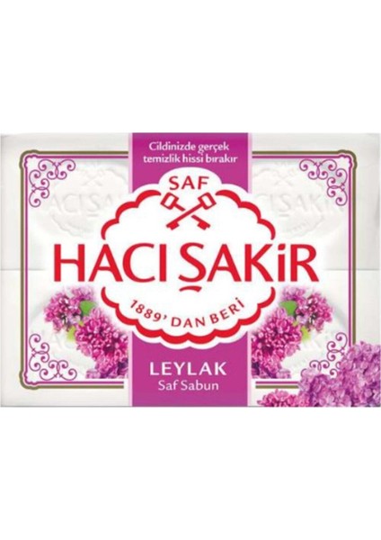 Hacı Şakir Banyo Sabunu Leylak 600 gr 4 Adet