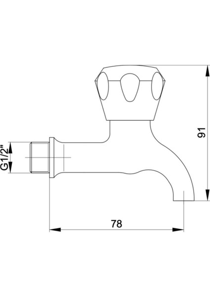 Ar & Yak Yak Topaç Kısa Musluk 102109401-BM fiyatları