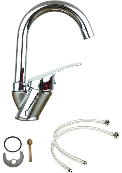 Lavabo Musluk Bataryası Sıcak Soğuk Girişli