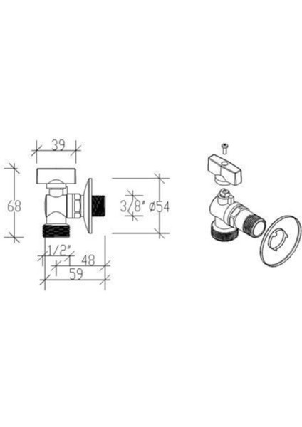 Machıne Çamaşır & Bulaşık Makinesi Musluğu 69120 2li Paket