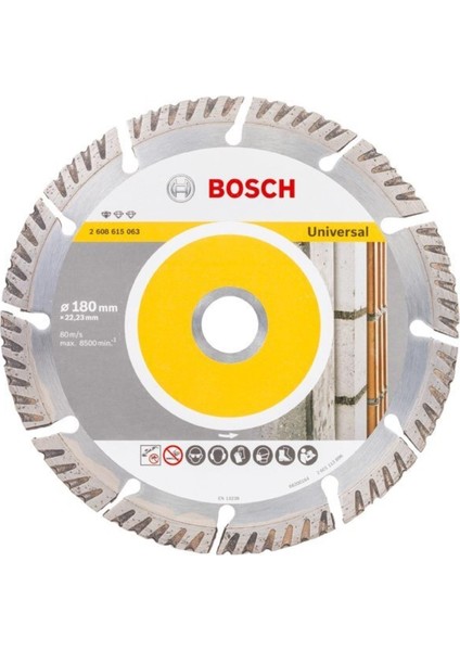 180 mm Universal Beton-Yapı Malzemeleri Için Elmas Testere