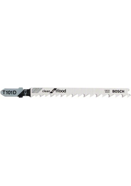 T 101 D Clean For Wood 5'li Dekupaj Testeresi Bıçağı