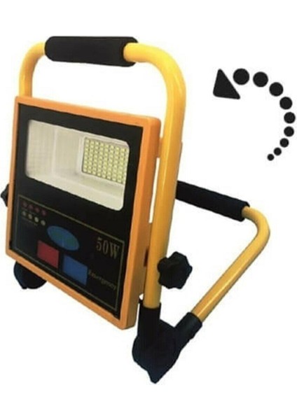 100W Portatif Kumandalı Solar LED CT-4699