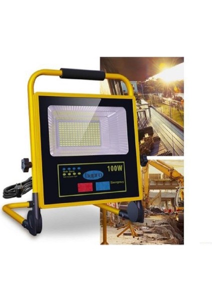 100W Portatif Kumandalı Solar LED CT-4699 fiyatları