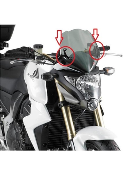 Gıvı A448A Kawasakı Er-6n 650 (09-11) Rüzgar Siperlik Bağlantısı