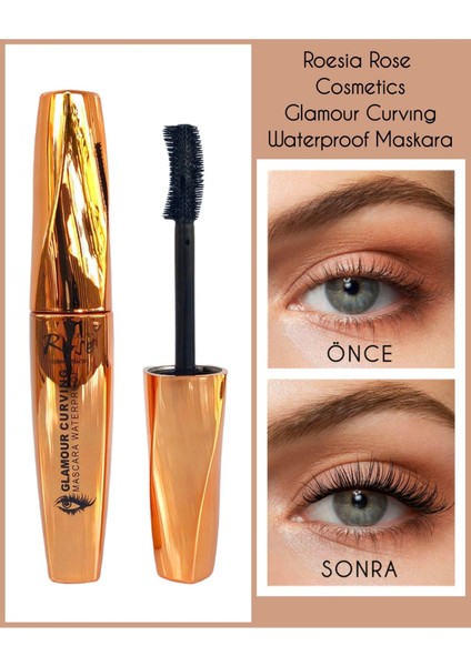 Roesıa Rose Cosmetics Rose Glamour Curvıng Maskara