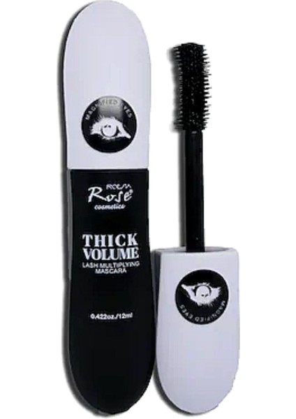 Roesıa Rose Cosmetics Hacim Etkili Siyah Maskara - Thick Volume