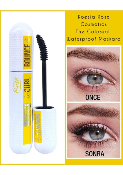 Roesıa Rose Cosmetics Rose Curl Bounce Maskara