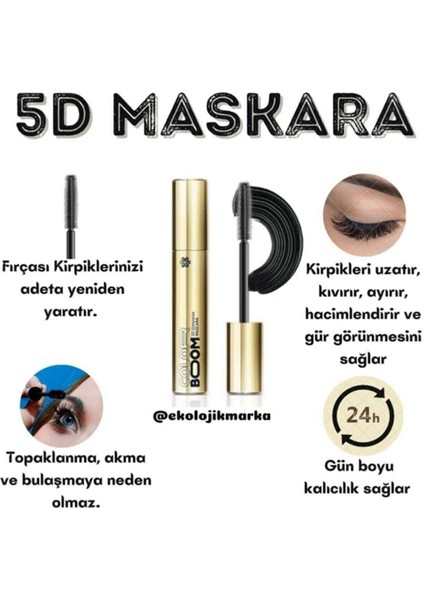 Siberian Wellness Mascara 5d Dimension 01 Extreme Black