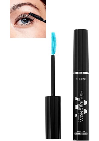 The One 5’i 1 Arada Wonder Lash Suya Dayanıklı Maskara - Black Black -