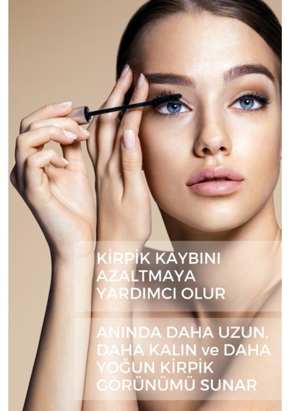 Siyah Anında Kirpik Uzatıcı Fiber Xxxl Maskara