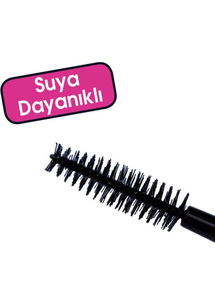 Siyah Multi Effect Maskara 3in1 Suya Dayanıklı 8 ml
