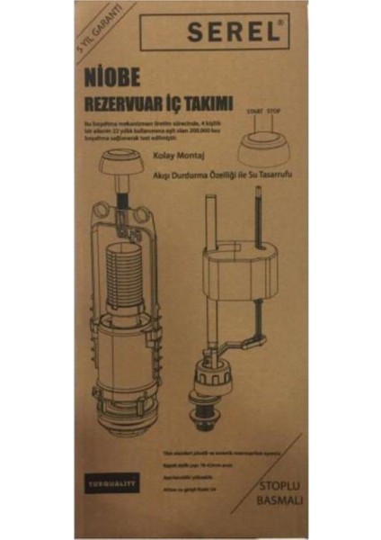 Serel Niobe Alttan Doldurmalı Iç Takım Start Stoplu