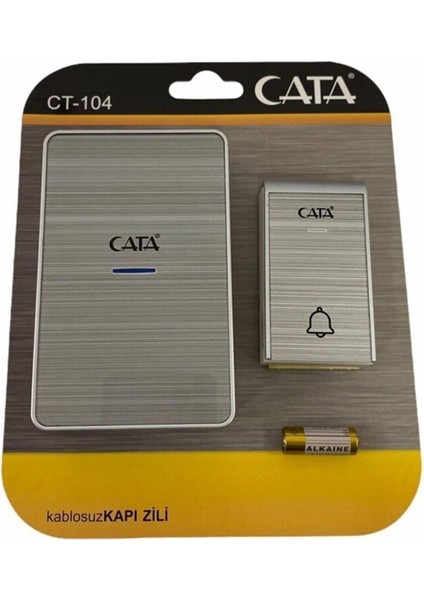 Ct 104 Model LED Işıklı Kumandalı Zil 150 M