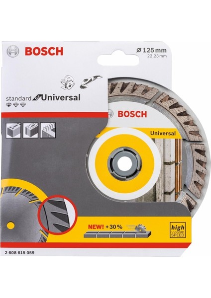 Standard For Universal 125 mm Elmas Kesme Diski - 2608615059