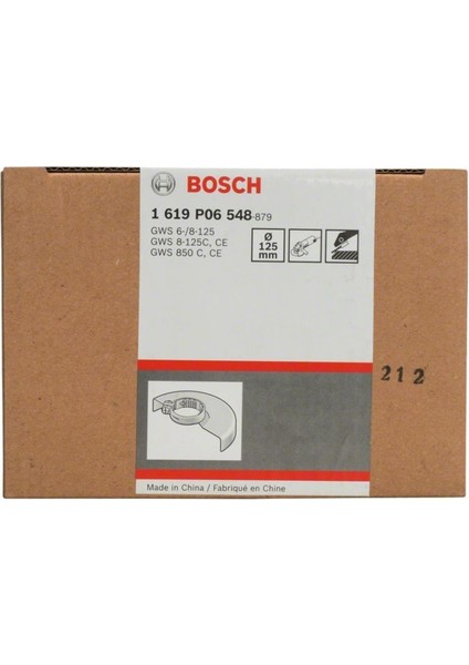 125 mm Taşlama Için Siperlik - 1619P06548 fiyatları