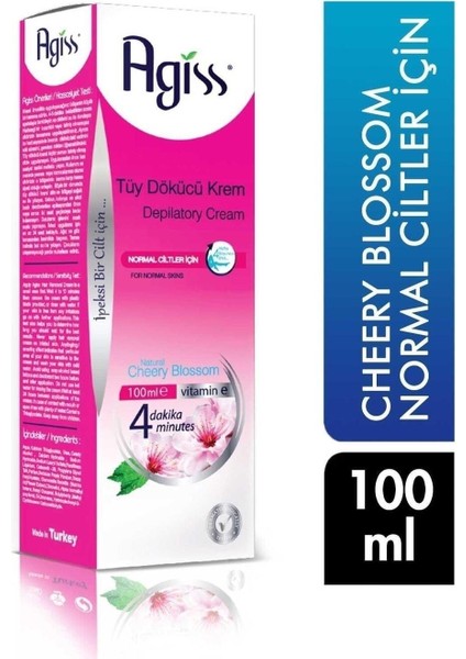 Agıss Normal Ciltler Için Tüy Dökücü Krem 100 ml