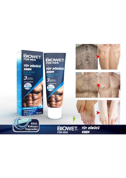 Biowet Erkek Tüy Dökücü