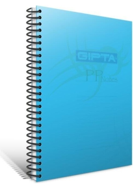 Ekonomik Spiralli Plastik Kapak Defter A4 120 Yaprak Çizgili