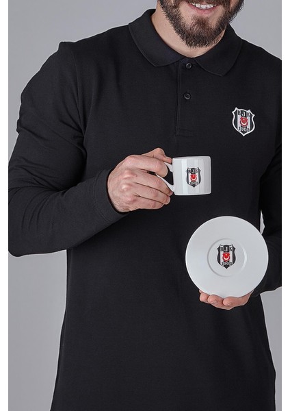 N3422 Beşiktaş Lisanslı Arma Logo 2li Kahve Fincan modelleri