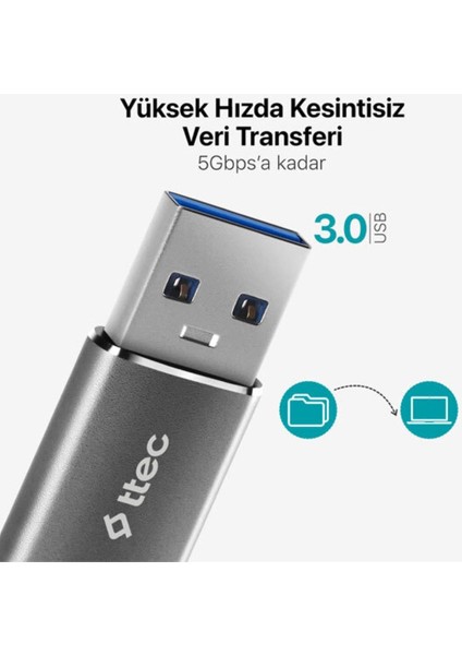 Usb-A 3.0 – Type-C Otg Dönüştürücü Adaptör