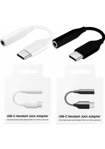S21 Fe Uyumlu Type-C Kulaklık Dönüştürücü 3.5 mm Jack Girişli Ses Adaptörü fırsatları