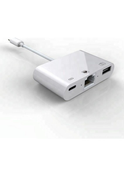 Apple Iphone/ipad Lightning To Ethernet RJ45 Dönüştürücü Adaptörü Lightning To Ethernet RJ45