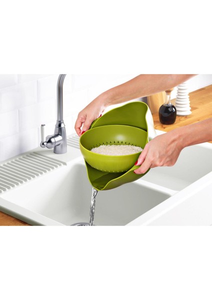 360 Derece Dönebilir Pratik Hazneli Süzgeç fiyatları