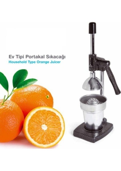 Ev Tipi Portakal Sıkacağı Kollu Meyve Presi Narenciye Sıkacağı