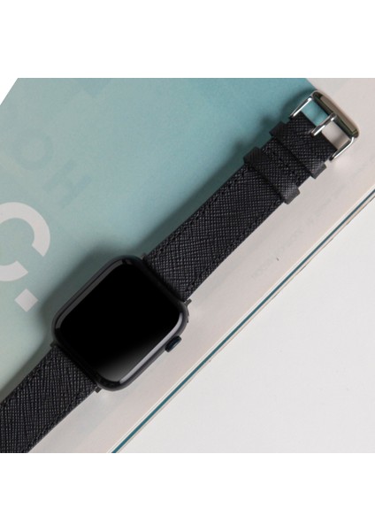 Apple Watch Uyumllu Kordon 42MM 44MM 45MM 49MM 3 / 4 / 5 / 6 / se / 7 / 8 / 9 / Ultra / Ultra 2 Deri Kordon