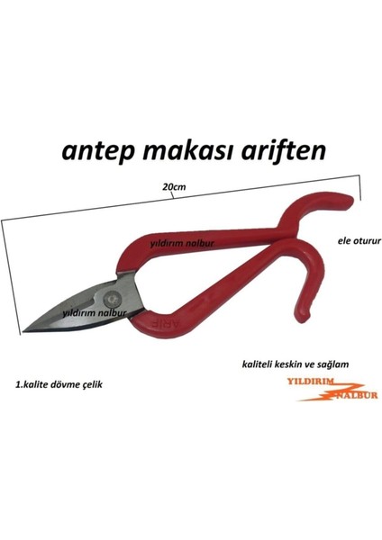 Antep Makası Kuyumcu Makası Teneke Makası Hobi Makas Kırmızı fiyatları