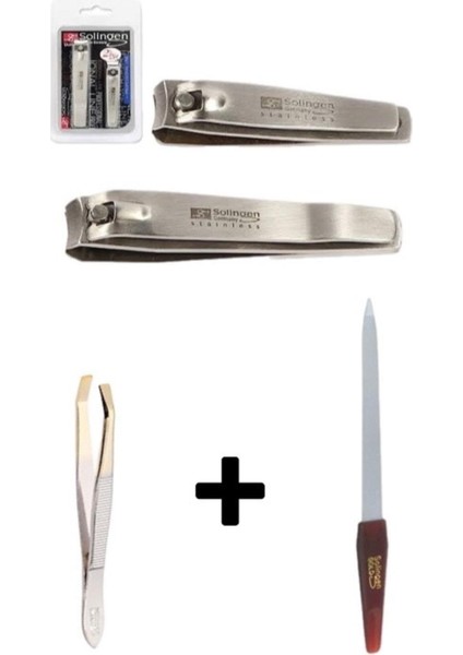 Profesyonel Bakım Seti Tarko Ikili Tırnak Makas Seti 3102 + Cımbız 7335 Düz + Tırnak Törpüsü Ep 42 fiyatları