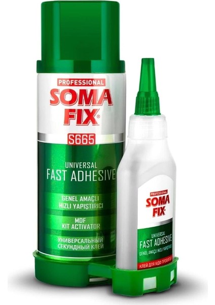 Somafıx Büyük Boy Mdf Kit Hızlı Yapıştırıcı 400 ml 100 gr