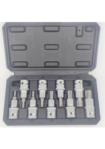 Özgüntic. Torx Lokma Seti 9 Parça 1/2 Lokmalı Torx Set Pro Torks Lokma Seti 9 Parça