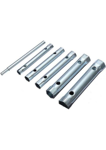 6 Parça Kovan Tipi Lokma Anahtarı 8 - 17 mm Arası Anahtar Set