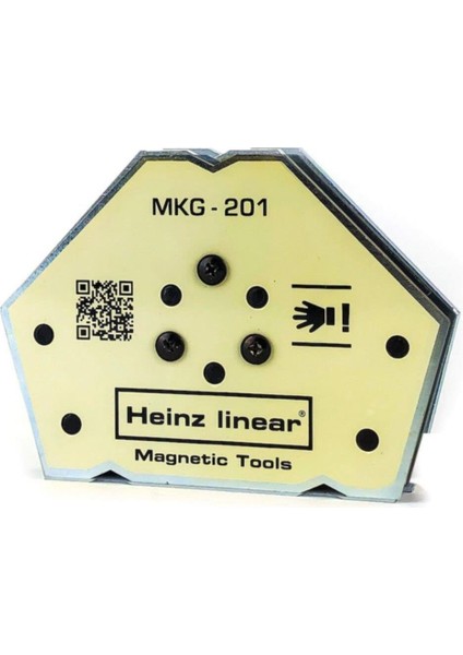 Manyetik Açılı Kaynak Tutucu Mıknatıs Gönye Linear MKG201-K