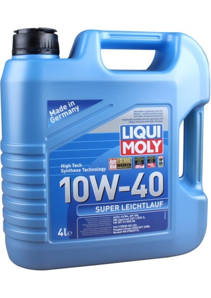 Lıquı Moly Super Leıchtlauf 10W-40 Motor Yağı 4 Lt (9504)