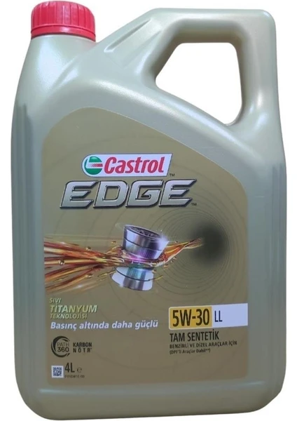 Edge 5w30 4litre LLYağı (Üretim Yılı : 2023)