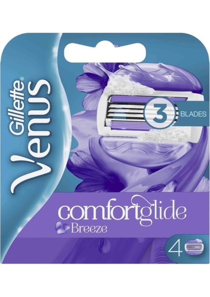 Breeze Comfortglide Kadın Yedek Tıraş Bıçağı 4'lü Yeni Paket