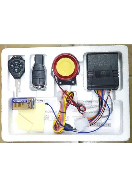 Motosiklet Alarm Setı Uzaktan Çalıştırmalı Alarm 12V