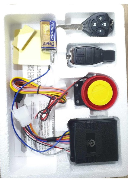 Motosiklet Alarm Setı Uzaktan Çalıştırmalı Alarm 12V fiyatları