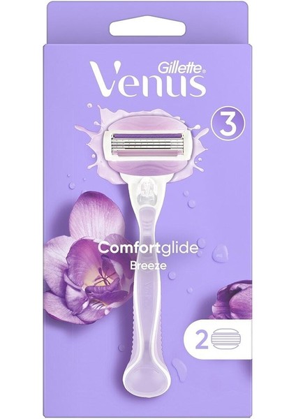Venüs Comfort Glide Breeze Tıraş Makinesi 2 Yedek Başlık