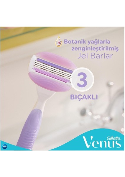 Venüs Comfort Glide Breeze Tıraş Makinesi 2 Yedek Başlık