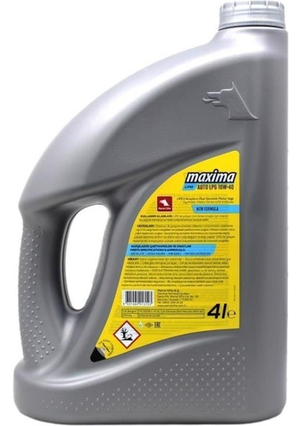 Po Maxima Auto Lpg 10W-40 4 Litre Auto Lpg 10W40 4 fırsatları