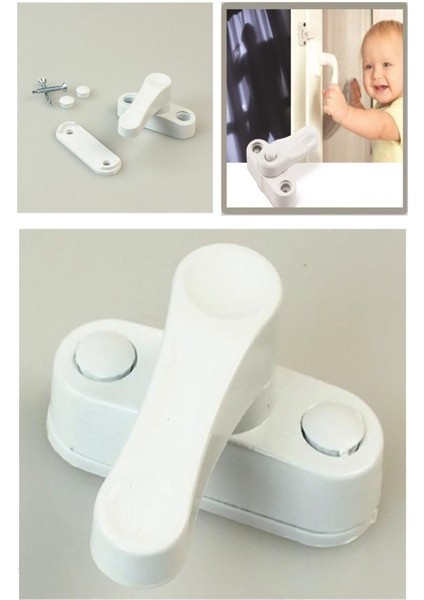 Pvc Pimapen Pencere Cam Balkon Kapısı Güvenli Emniyet Kilidi