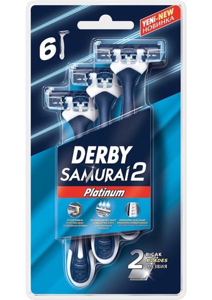 Samurai Platinum 2 Blister 6'lı