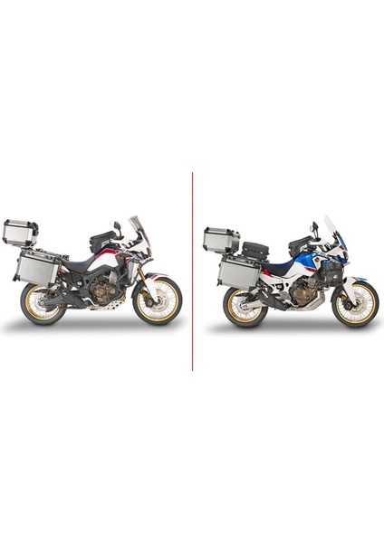 1161KIT Honda CRF1000L Afrıca Twın (18-19)-Adven Sports (18-19) Yan Çanta Taşıyıcı Bağlantı Kıt