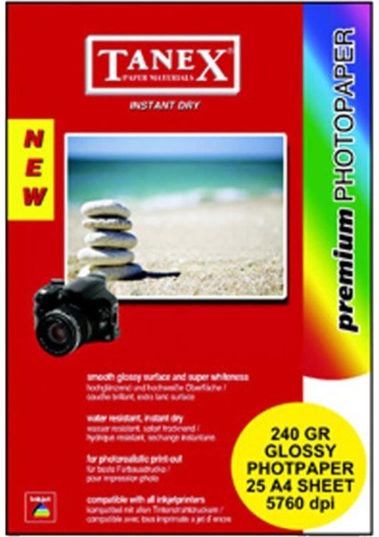 Fotoğraf Kağıdı 20 Yp A4 240 Gr-20-Lı-Pkt